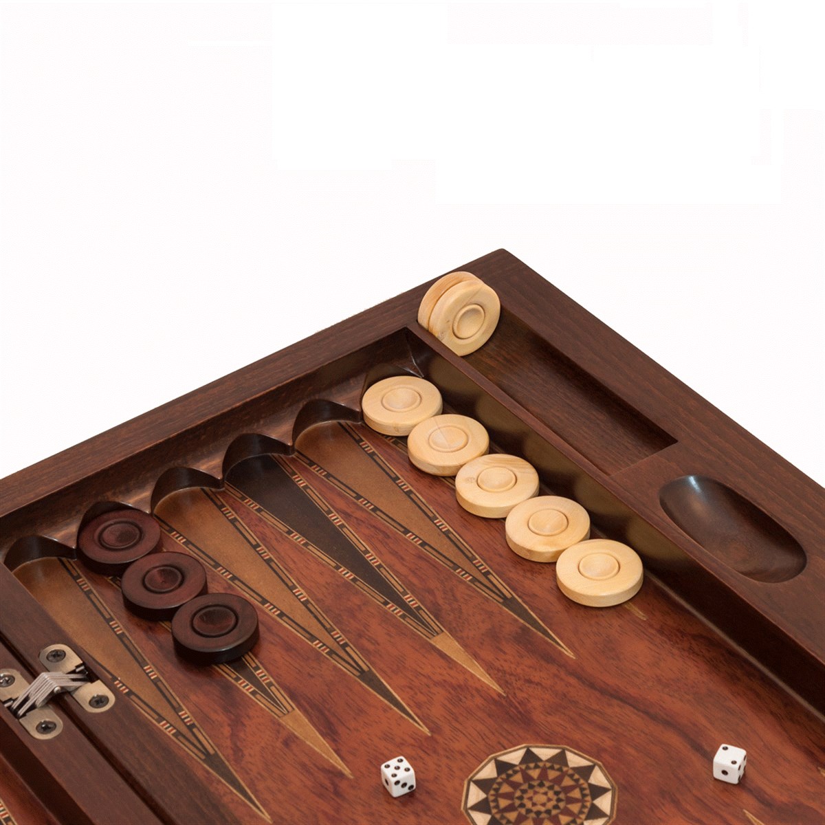 Details about   Carved backgammon handmade from  wood